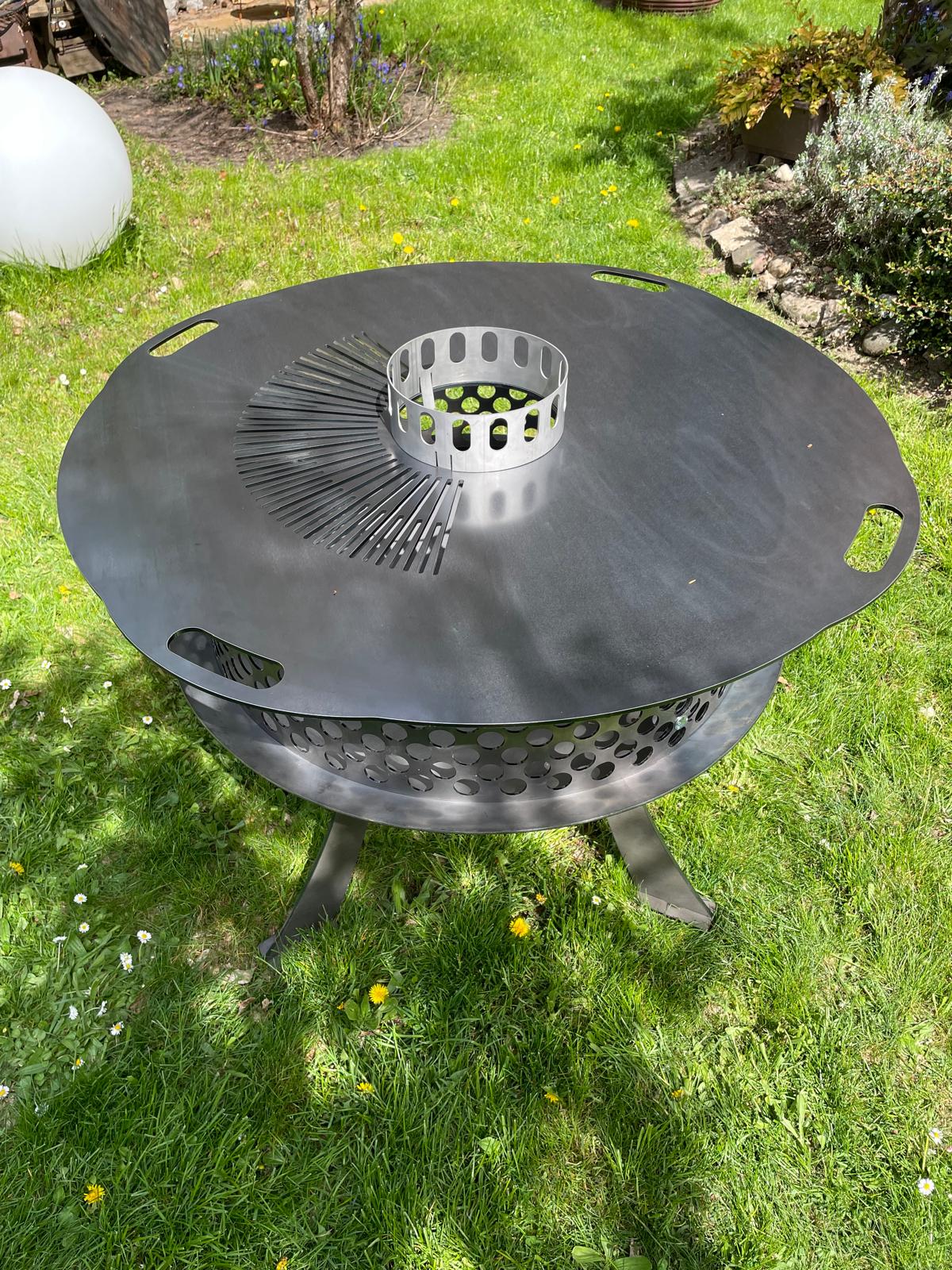 Grillplatte mit Grillrost – 100